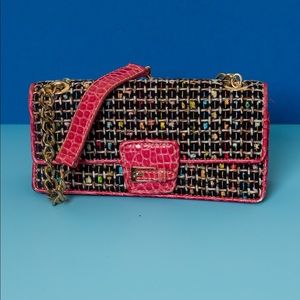 Cute Tweed snapfront handbag by Liz Claiborne